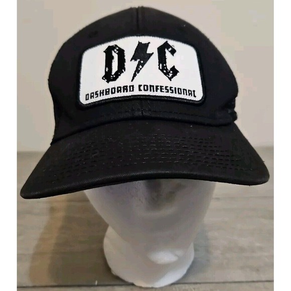 Other - Dashboard Confessional‎ Music Band Black Snapback Patch Trucker Hat OSFM
